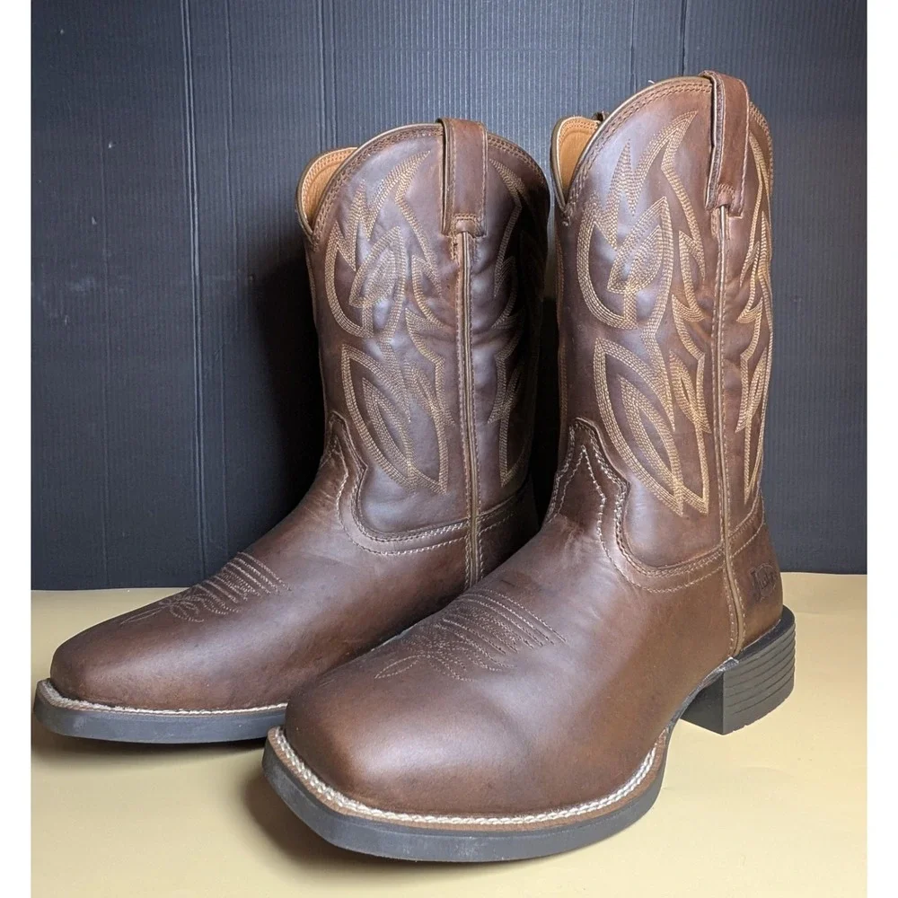 Justin Boots Men's Western Work Boots Rode Farm Cowboy SE7510 Size 10 EE